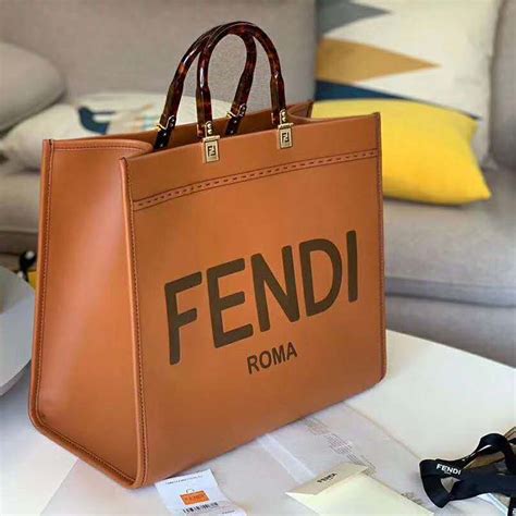 Fendi Hand Bag Brown Leather 3267550 